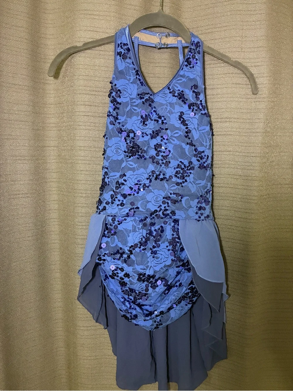 Weissman Kids’ Blue Sequin Dance Costume